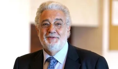 El tenor español Plácido Domingo.