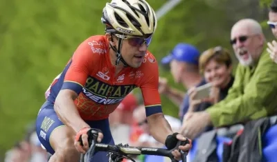 Domenico Pozzovivo, ciclista italiano. 