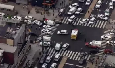 Imagen aérea del suceso.