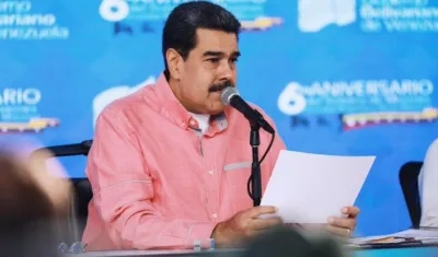 El Presidente de Venezuela, Nicolás Maduro.