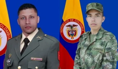 Álvaro Alexander Hernández y Edward Antonio Gómez.