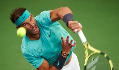 Rafael Nadal, tenista español. 