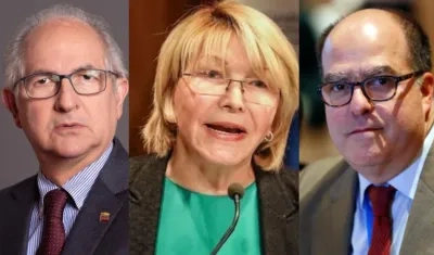 Antonio Ledezma, Luisa Ortega y Julio Borges.