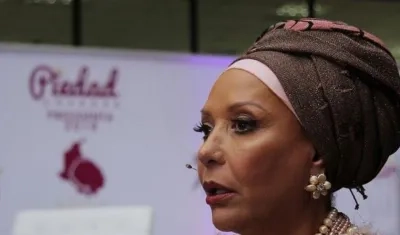 La excongresista Piedad Córdoba Ruiz.