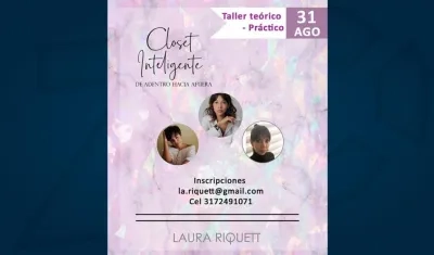 Clóset Inteligente realizará su primer taller el 31 de agosto.