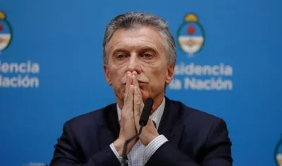 El presidente argentino, Mauricio Macri.