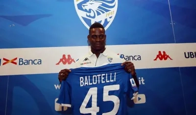 El delantero italiano Mario Balotelli.