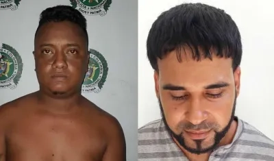 Edin Manuel Guzmán, alias ‘Mane, y Eduardo Collazos De la Cruz, alias, el ‘Piercing’.