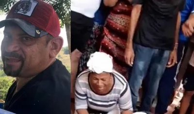 El hombre quedó tendido en la terraza de una tienda del sector.