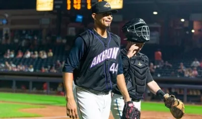 Carlos Carrasco, lanzador venezolano. 