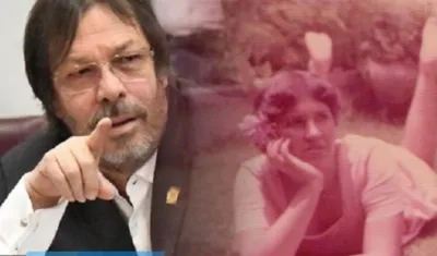 El Representante César Lorduy y Alicia Ribaldo.