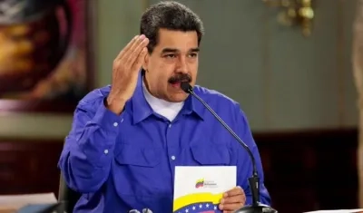 El Presidente de Venezuela, Nicolás Maduro.