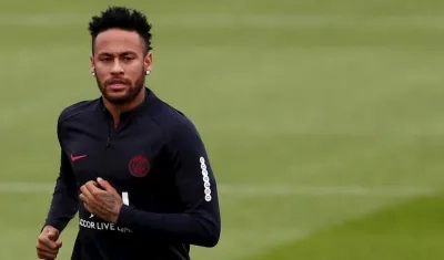 Neymar, delantero brasileño. 