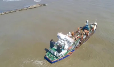 El canal de acceso registra nuevamente condiciones desfavorables.