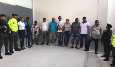 Presuntos integrantes de la banda 'Los Papalópez'