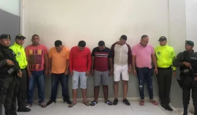 Estos son los 6 capturados por el asalto a una casa en San José.