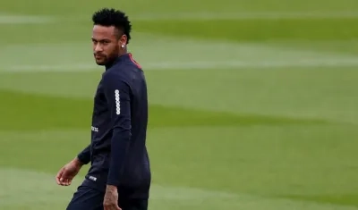 Neymar, delantero brasileño. 