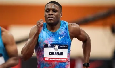 Christian Coleman, atleta estadounidense. 