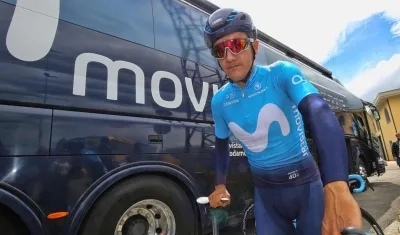 Richard Carapaz, ciclista ecuatoriano. 