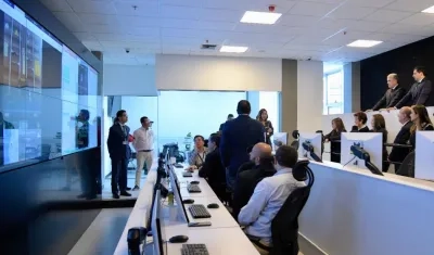 El Presidente Iván Duque, en el Centro Integrado.