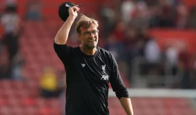  Jürgen Klopp, técnico del Liverpool. 