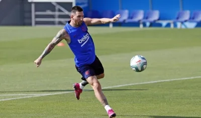 Lionel Messi, jugador argentino. 