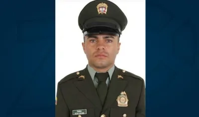 Patrullero Óscar Leonardo Guevara.