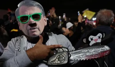 Imagen de la protesta.