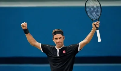 Roger Federer, tenista suizo. 