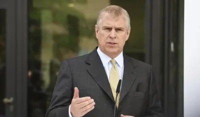 El príncipe Andrés, hijo de la reina Isabel II.