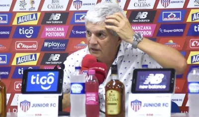 Julio Comesaña, Técnico del Junior.