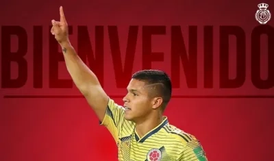  ¡El  @cucho1099  es bermellón!, anunció el  RCD Mallorca.