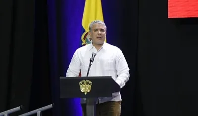 Presidente Iván Duque en la inauguración en Barranquilla de las sesiones de la Corte Interamericana de Derechos Humanos.