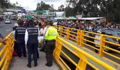 El bloqueo de los venezolanos.