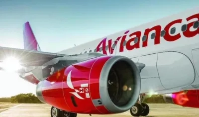 Avión de Avianca.