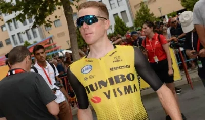 Steven Kruijswijk, ciclista holandés. 