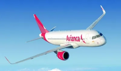 Foto de avión de Avianca.
