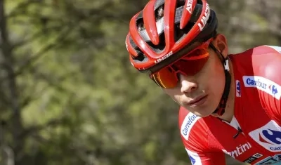 Miguel Ángel López, nuevo líder de la Vuelta a España. 