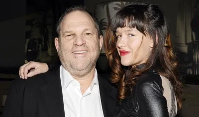 El productor Harvey Weinstein y la actriz Paz de la Huerta.