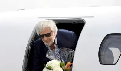 Plácido Domingo, tenor español. 