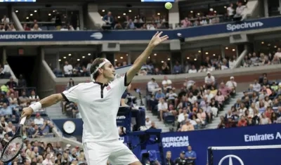 Roger Federer, tenista suizo. 