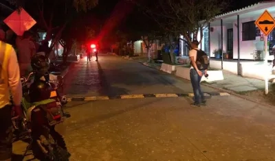 En la zona se dispuso un cordón de seguridad.