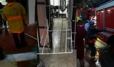 Imágenes del incendio en el norte de Barranquilla.