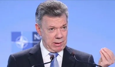 Juan Manuel Santos, expresidente de Colombia y nobel de paz.