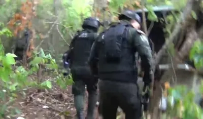 Momento del operativo.