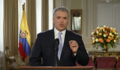 Iván Duque, presidente de Colombia.