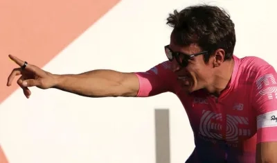 Rigoberto Urán, ciclista colombiano. 