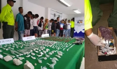 Los capturados fueron puestos a disposición de la Fiscalía.