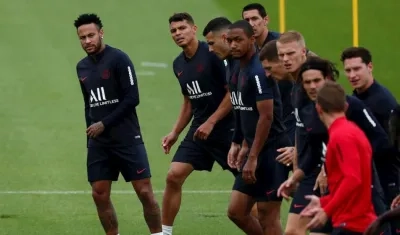 Neymar, delantero brasileño. 