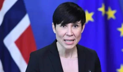  Ine Eriksen Søreide, ministra de Exteriores.